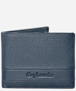Ανδρικό Δερμάτινο Πορτοφόλι Guy Laroche Μπλε 37102