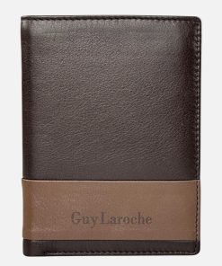 Ανδρικό Δερμάτινο Πορτοφόλι Guy Laroche Καφέ 37303