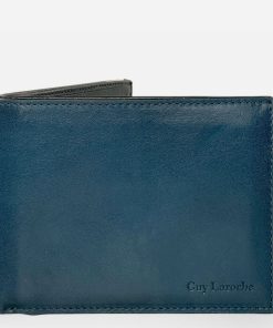 Ανδρικό Δερμάτινο Πορτοφόλι Guy Laroche Μπλε 63105