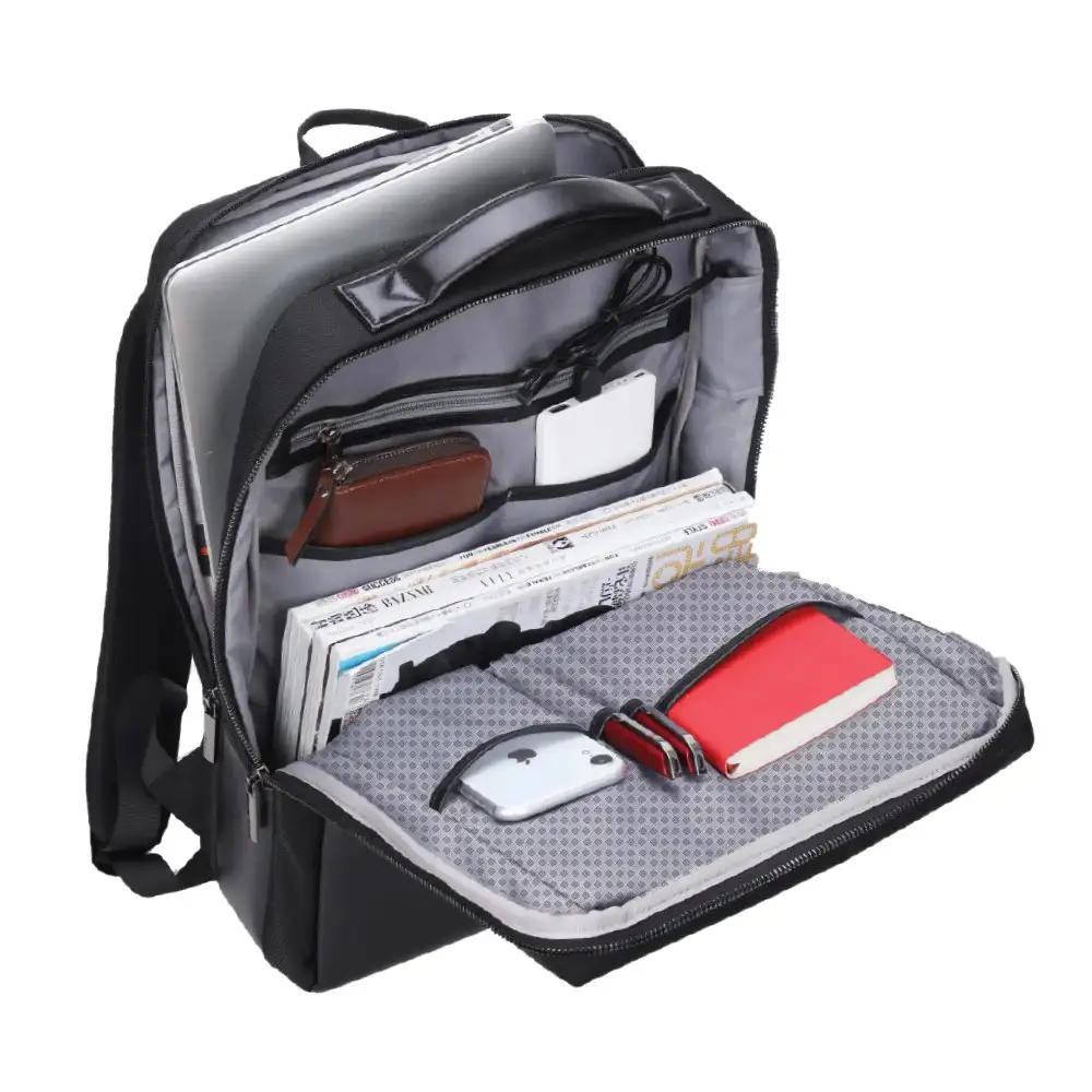 Ανδρικό μπλε σακίδιο πλάτης Guy Laroche GL2749 για laptop 15.6 ιντσών.