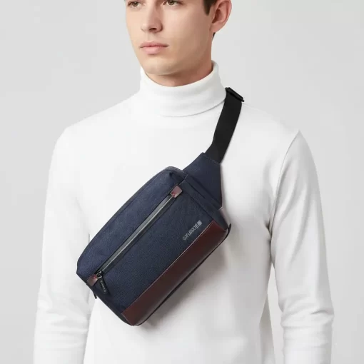 Ανδρική Τσάντα Μέσης Guy Laroche 2755 Μπλε