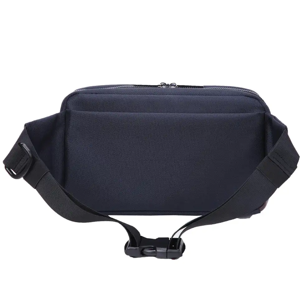 Ανδρική μπλε τσάντα μέσης Guy Laroche GL2755 με επένδυση microfiber.