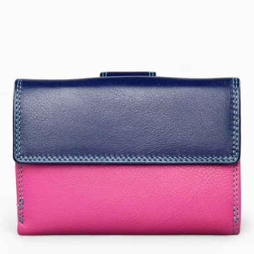 Δερμάτινο Γυναικείο Πορτοφόλι Calfnero HD01 Φούξια