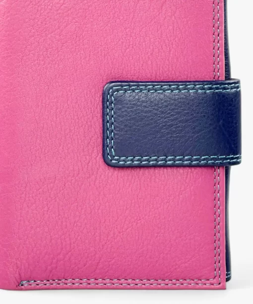 Δερμάτινο Γυναικείο Πορτοφόλι Calfnero HD01 Φούξια