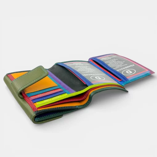 Δερμάτινο Γυναικείο Πορτοφόλι Calfnero HD01 Πράσινο