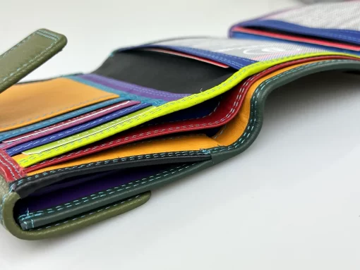 Δερμάτινο Γυναικείο Πορτοφόλι Calfnero HD01 Πράσινο