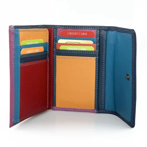 Δερμάτινο Γυναικείο Πορτοφόλι Calfnero HD1005 Φούξια