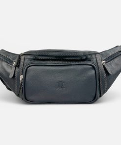 Τσαντάκι Μέσης Δερμάτινο Kappa σε Μαύρο Χρώμα K101
