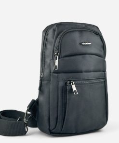 Rcm Ανδρικό τσαντάκι στήθους Cross body bag K8351-4 Μαύρο