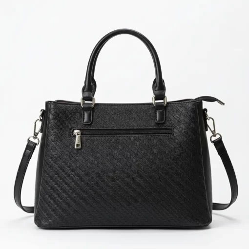 Τσάντα Γυναικεία Χειρός Ψάθα Fragola KA19 Μαύρο