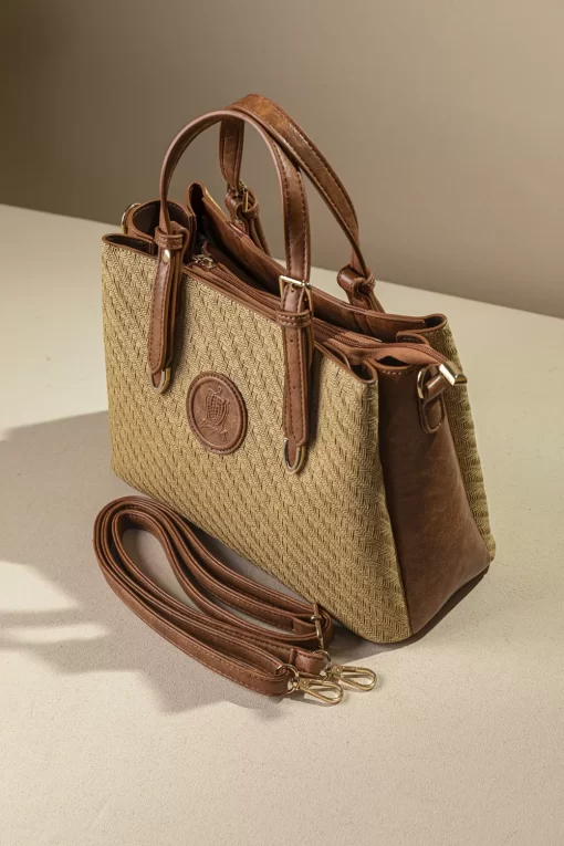 Τσάντα Γυναικεία Χειρός Ψάθα Fragola KA19 Μπεζ