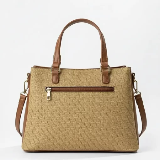 Τσάντα Γυναικεία Χειρός Ψάθα Fragola KA19 Μπεζ