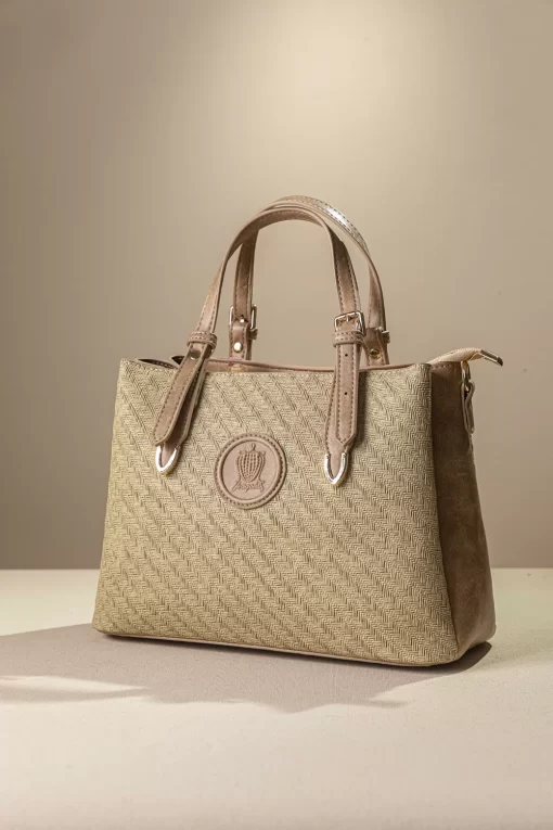 Τσάντα Γυναικεία Χειρός Ψάθα Fragola KA19 Εκρού