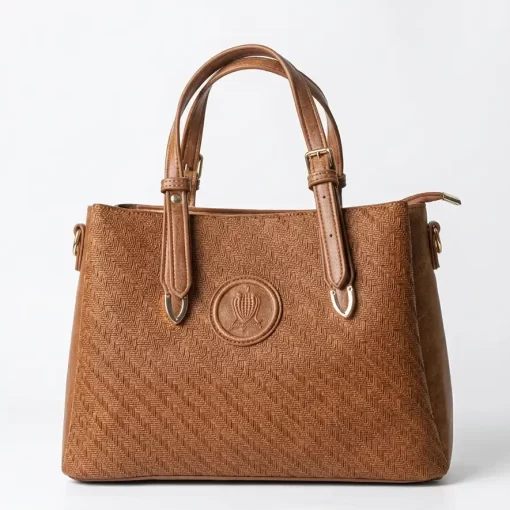 Τσάντα Γυναικεία Χειρός Ψάθα Fragola KA19 Καφέ