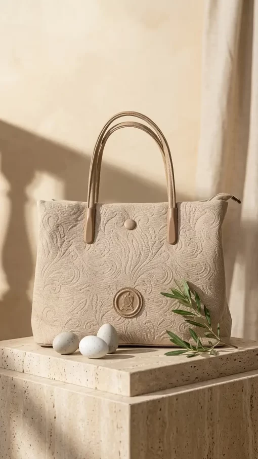 Γυναικεία Τσάντα Χειρός Fragola KA20 Μπεζ