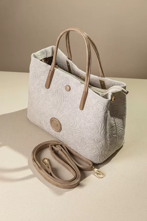 Γυναικεία Τσάντα Χειρός Fragola KA20 Εκρού