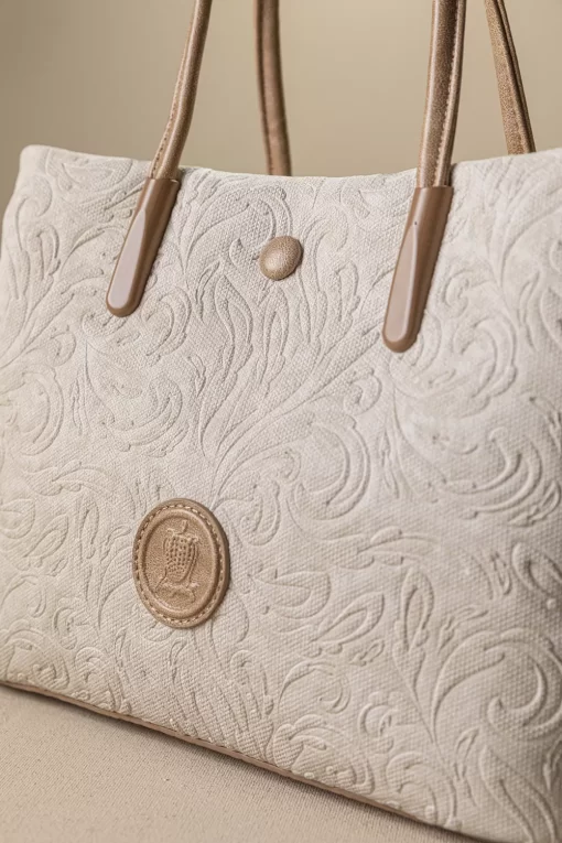 Γυναικεία Τσάντα Χειρός Fragola KA20 Εκρού