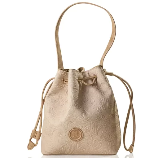 Γυναικεία Τσάντα Πουγκί Fragola Μπεζ KA22 Art