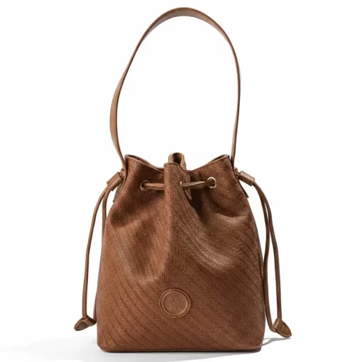 Γυναικεία Τσάντα Πουγκί Fragola Ψάθινη Καφέ KA22 straw