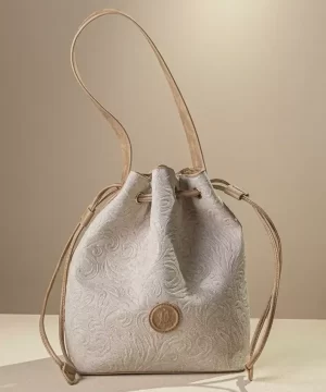 Γυναικεία Τσάντα Πουγκί Fragola Εκρού KA22 Art