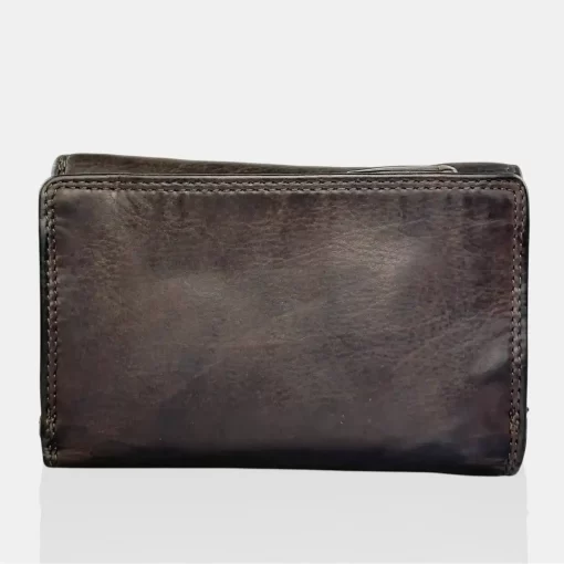 Δερμάτινο Γυναικείο Πορτοφόλι Μεσαίου Μεγέθους Calfnero ML8268 Καφέ