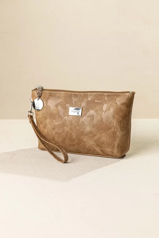 Fragola Πορτοφόλι – Νεσεσέρ Χειρός Με Αποσπώμενη Χειρολαβή PC014CR-light-brown-creatures