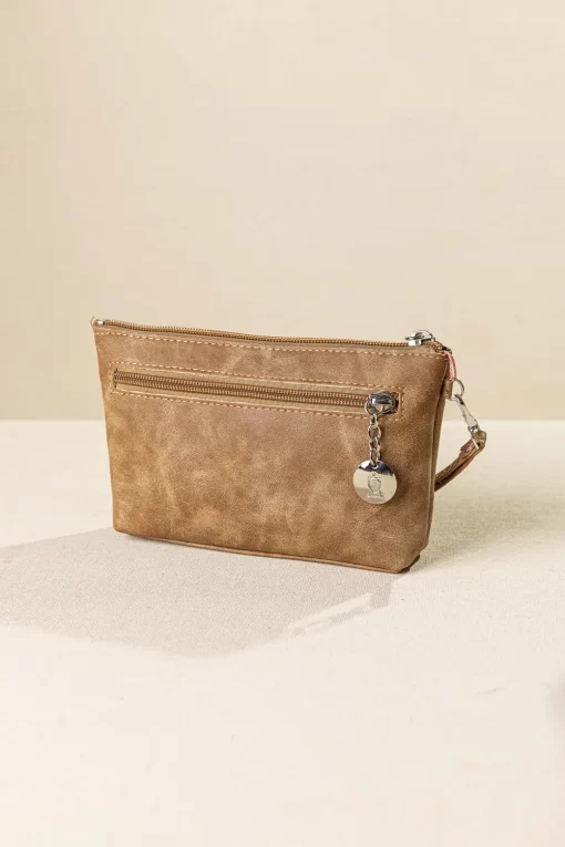 Πορτοφόλι – Νεσεσέρ χειρός με αποσπώμενη χειρολαβή PC014CR-light-brown-creatures