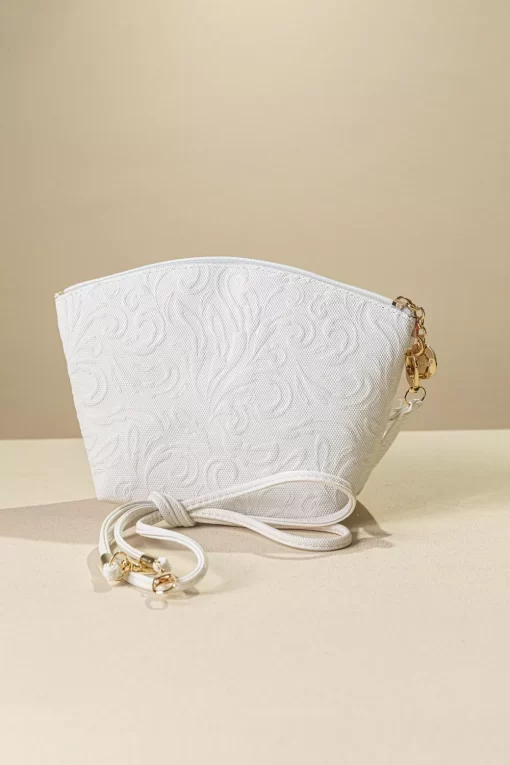 Γυναικείο Τσαντάκι Νεσεσέρ Χιαστί Fragola PC018Art Εκρού