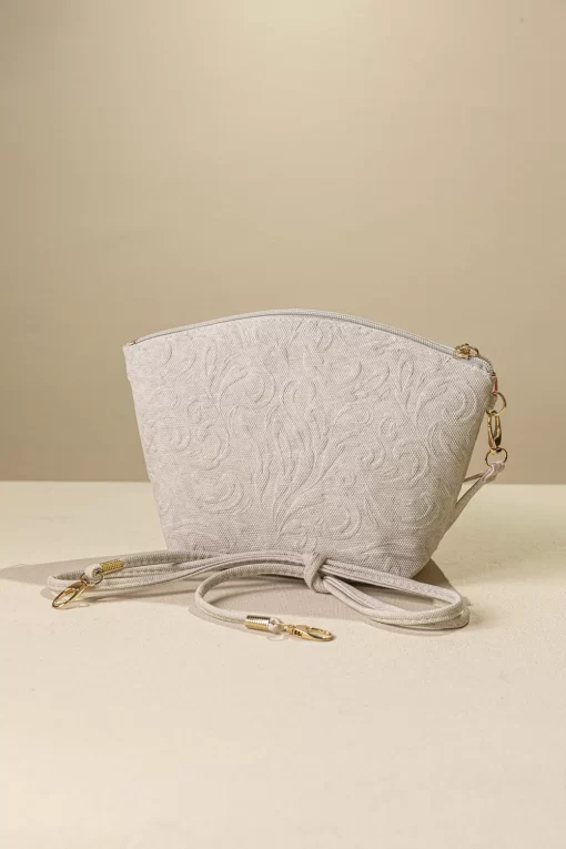 Γυναικείο Τσαντάκι Νεσεσέρ Χιαστί Fragola PC018Art Εκρού