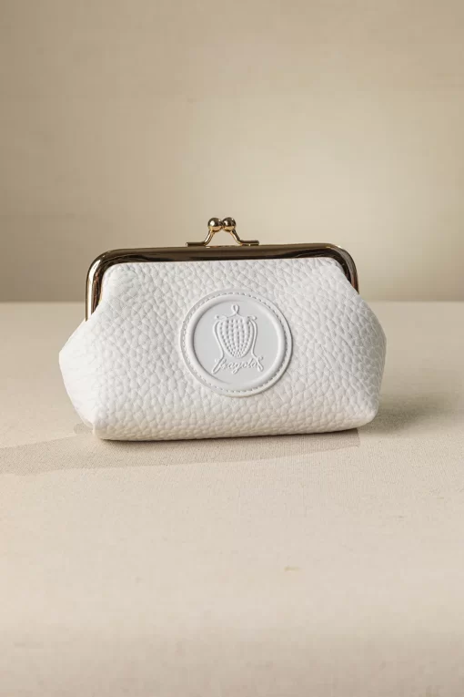 Κερματοθήκη Πορτοφολάκι με Στόμιο Άσπρο PC03-C