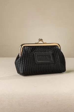 Fragola Κερματοθήκη πορτοφολάκι με στόμιο PC03-S-black