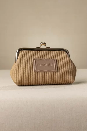 Fragola Κερματοθήκη πορτοφολάκι με στόμιο PC03-S-camel