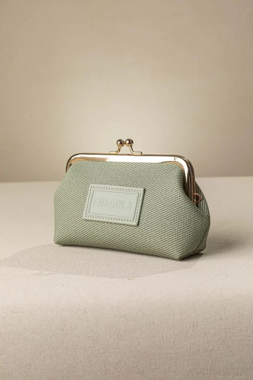 Κερματοθήκη Πορτοφολάκι με Στόμιο Ανοιχτό Πράσινο PC03-T