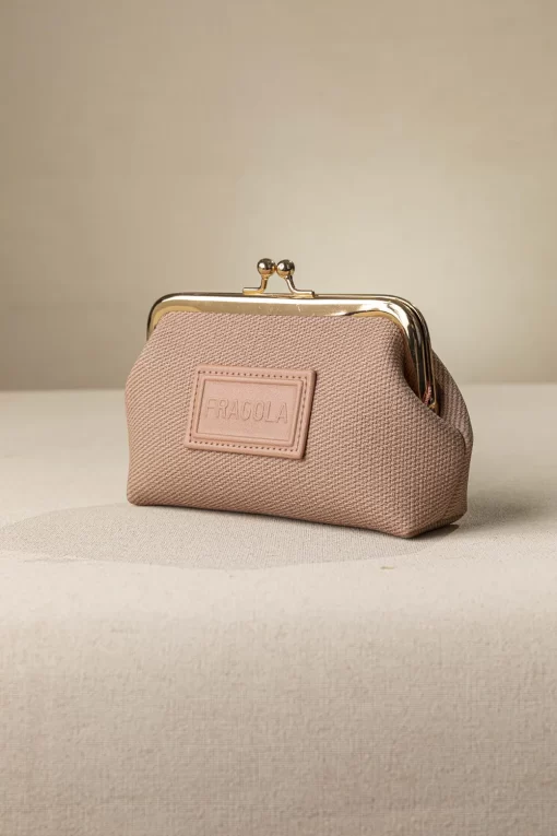 Κερματοθήκη Πορτοφολάκι με Στόμιο Ροζ PC03-T