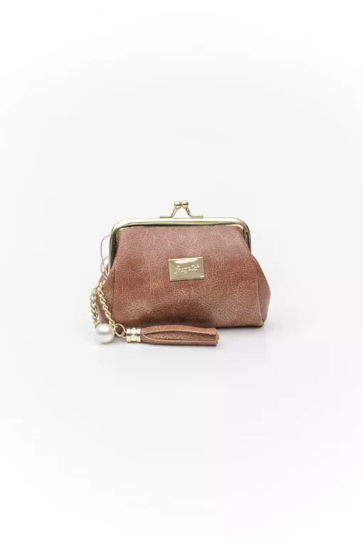 Fragola Κερματοθήκη Πορτοφολάκι Με Στόμιο PC05-light-brown-vintage