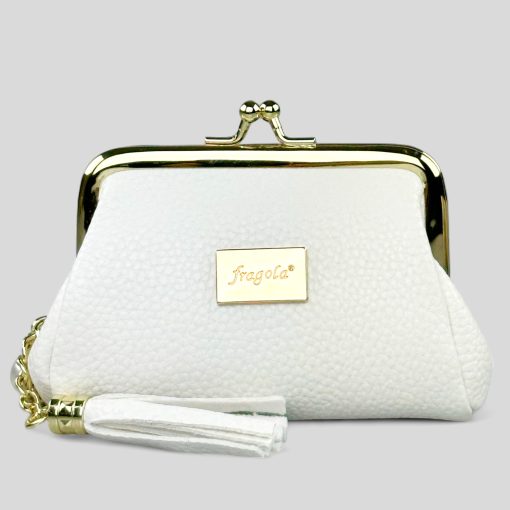 Κερματοθήκη πορτοφολάκι με στόμιο PC05-white