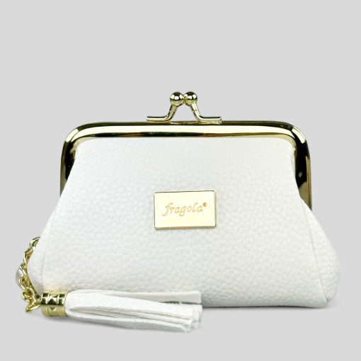 Κερματοθήκη πορτοφολάκι με στόμιο PC05-white