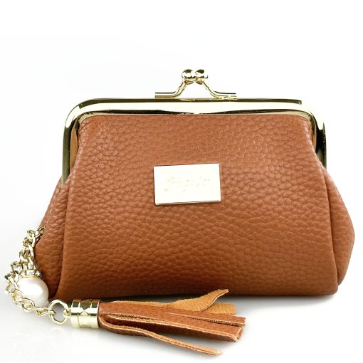 Fragola Κερματοθήκη Πορτοφολάκι Με Στόμιο PC05-brown