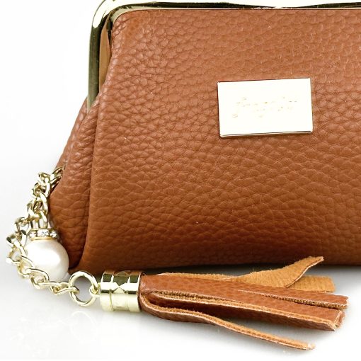 Fragola Κερματοθήκη Πορτοφολάκι Με Στόμιο PC05-brown