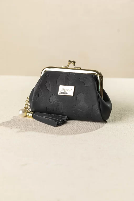 Fragola Κερματοθήκη Πορτοφόλι Με Στόμιο PC05CR-black-creatures