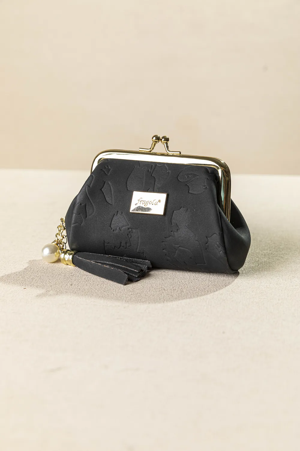 Fragola Κερματοθήκη Πορτοφόλι Με Στόμιο PC05CR-black-creatures