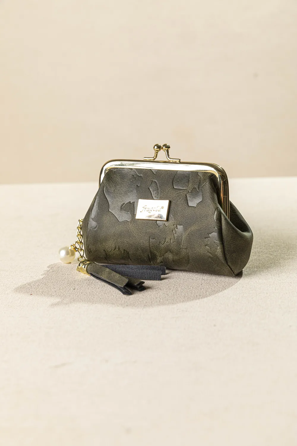 Fragola Κερματοθήκη Πορτοφόλι Με Στόμιο PC05CR-olive-creatures