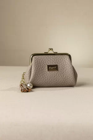 Fragola Κερματοθήκη πορτοφολάκι με στόμιο PC05-F-beige