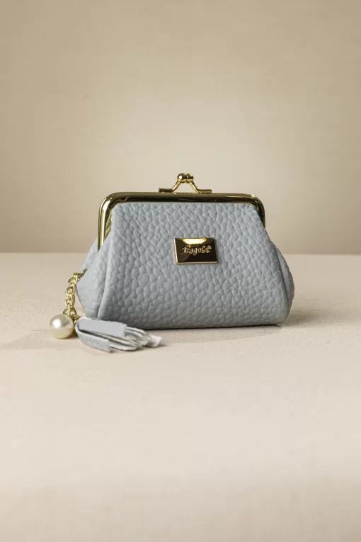 Κερματοθήκη Πορτοφολάκι με Στόμιο Ανοιχτό Μπλε PC05-F