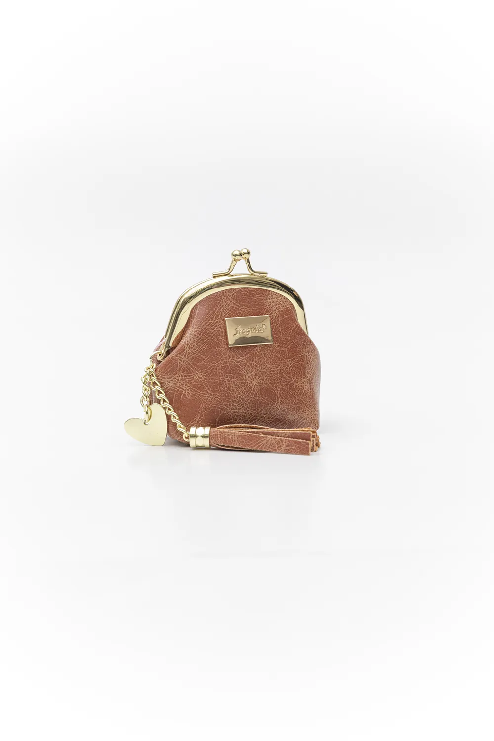 Fragola Κερματοθήκη Πορτοφολάκι Με Στόμιο PC08-1-light-brown-vintage
