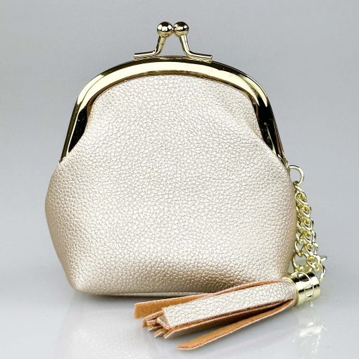 Κερματοθηκη Πορτοφολάκι με Στόμιο Χρυσό PC08-1