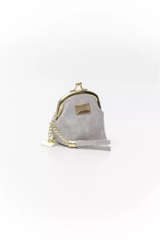 Κερματοθήκη πορτοφολάκι με στόμιο PC08-1-light-grey-vintage