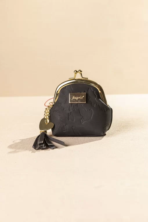 Fragola Κερματοθήκη Πορτοφολάκι Με Στόμιο PC08-1CR-black-creatures