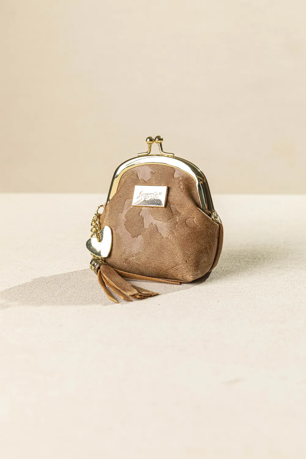 Fragola Κερματοθήκη Πορτοφολάκι Με Στόμιο PC08-1CR-light-brown-creatures