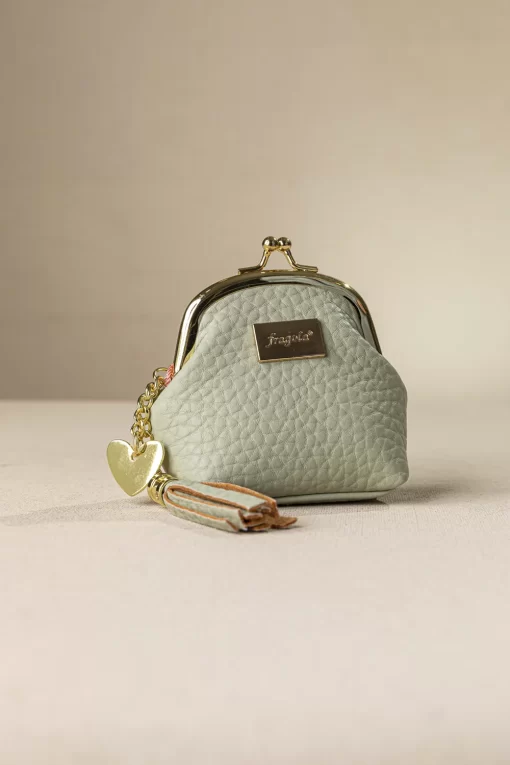 Πορτοφολάκι Κερματοθηκη με Στόμιο Πράσινο PC08-1F